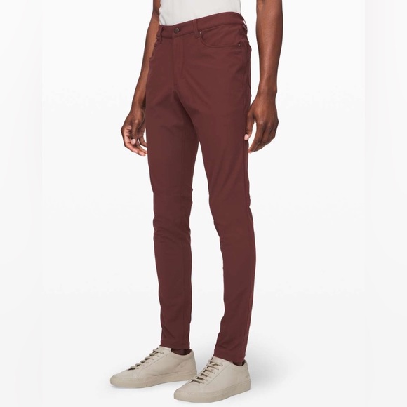 lululemon athletica Other - Mens Lululemon ABC Pant *Skinny Red/Maroon Size 40x29
